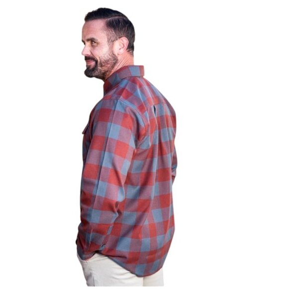 NEW Dixxon B Strong Andar Plaid Button Up Shirt Flannel Size Large - Picture 3 of 10